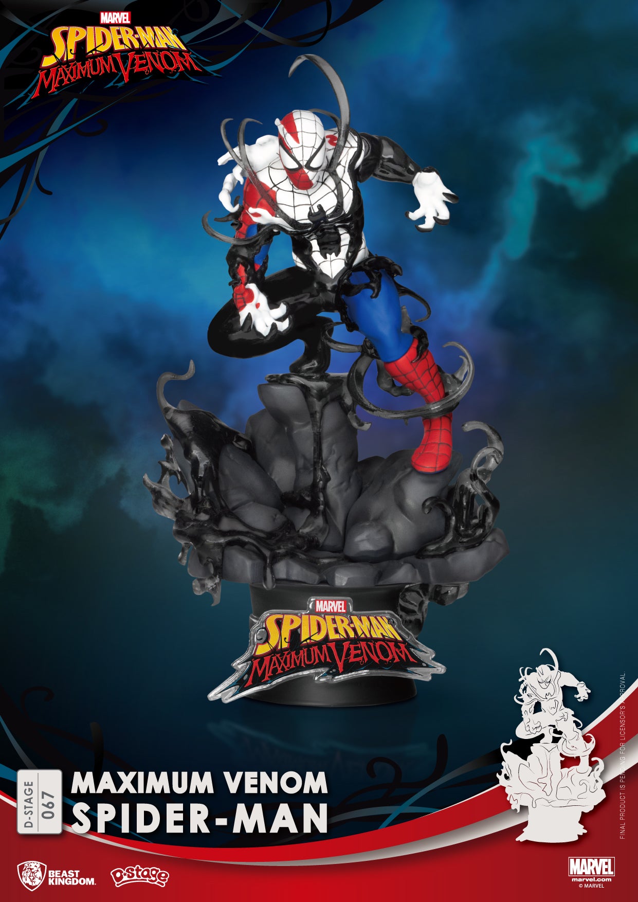 Buy a Marvel D-Stage Maximum Venom Spider-man | PnP UK